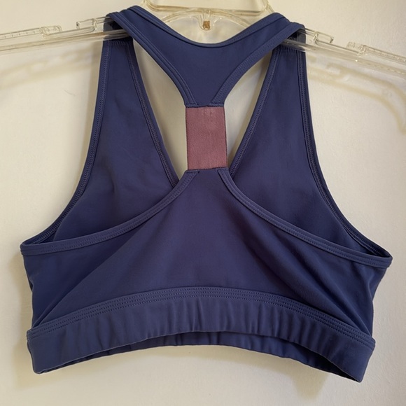 Alphalete Surface Wrap Bra in Comet Blue - Picture 3 of 5